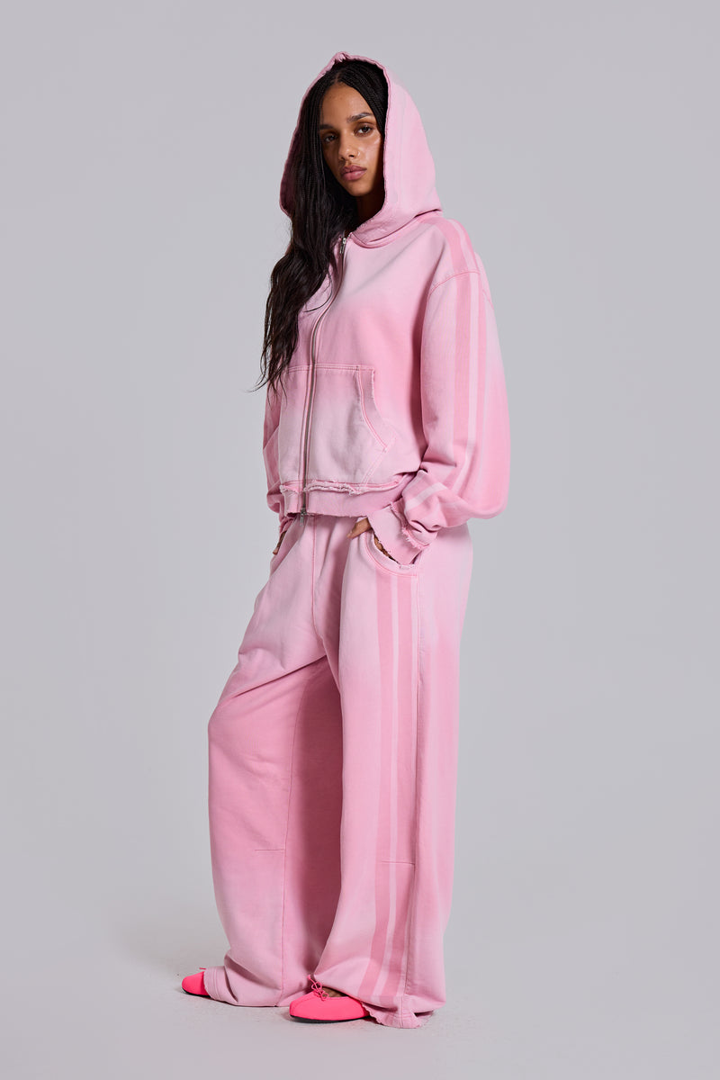 Pink Sporty Baggy Monster Joggers