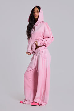 Pink Sporty Baggy Monster Joggers – view 1