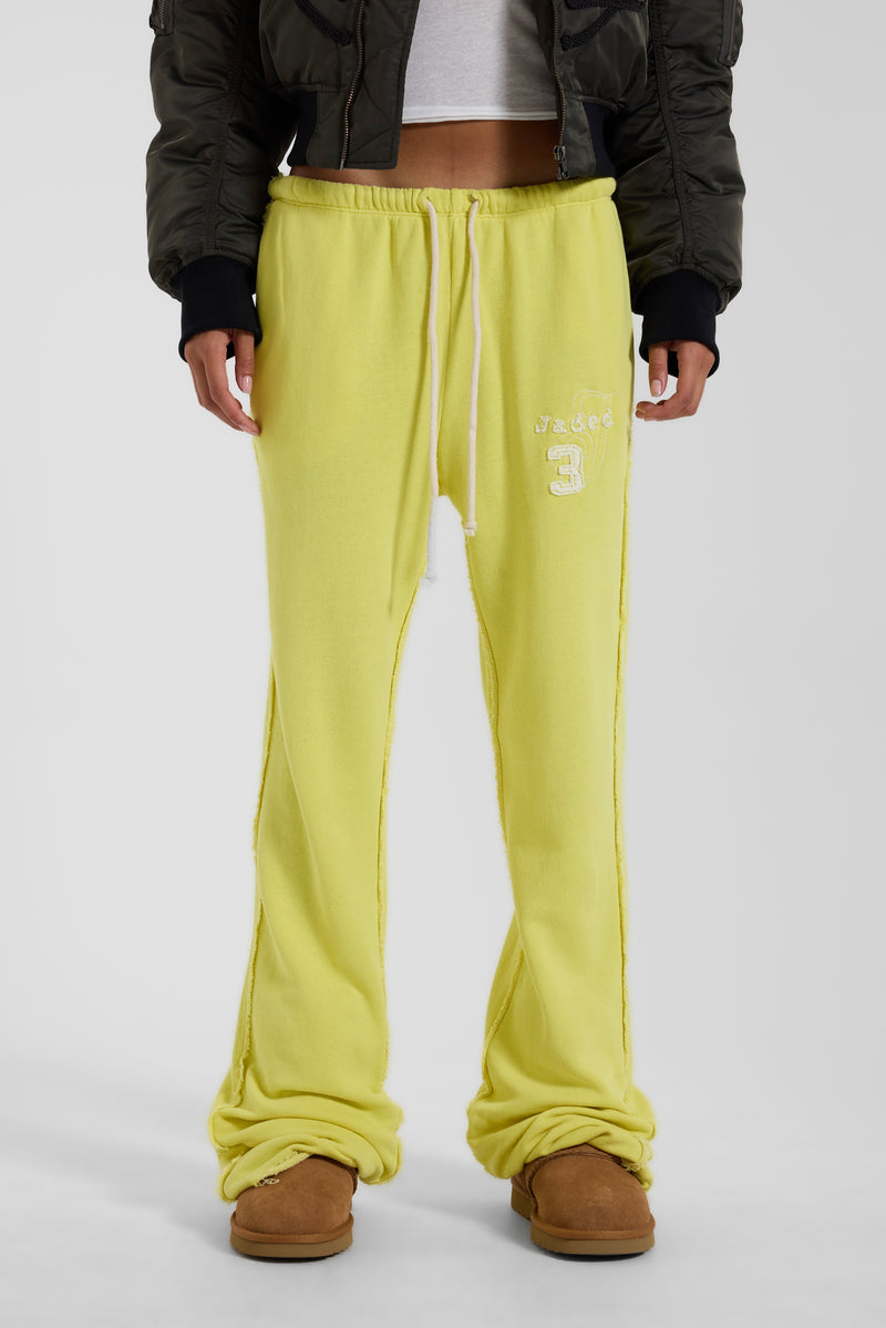 Cleo Slouchy Bootcut Jogger in Neon