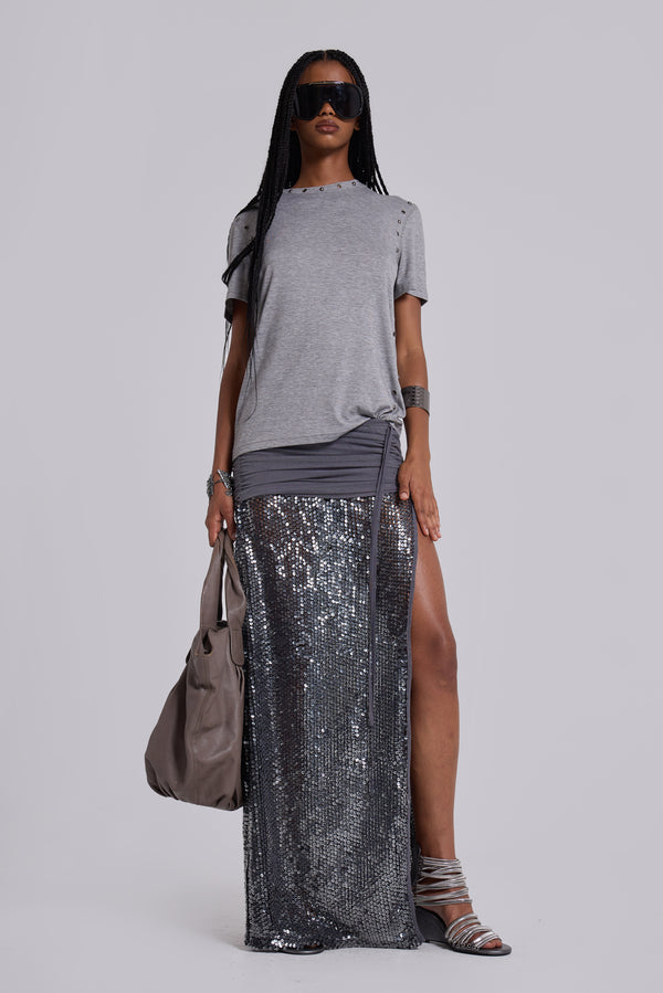 Selina Sequin Maxi Skirt