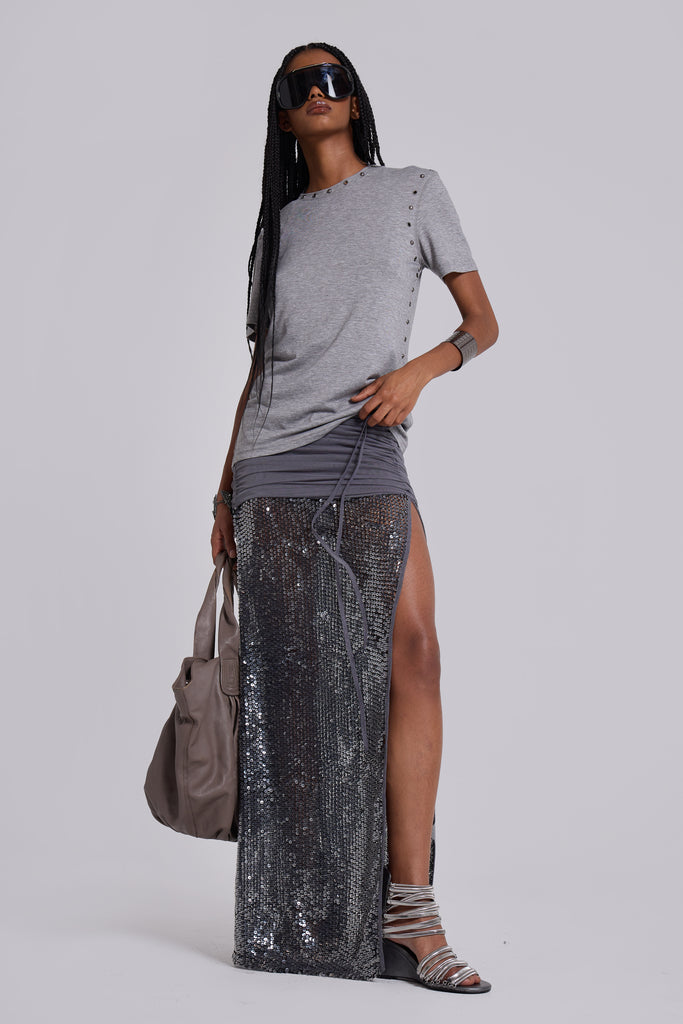 Studded Grey Mist T-Shirt
