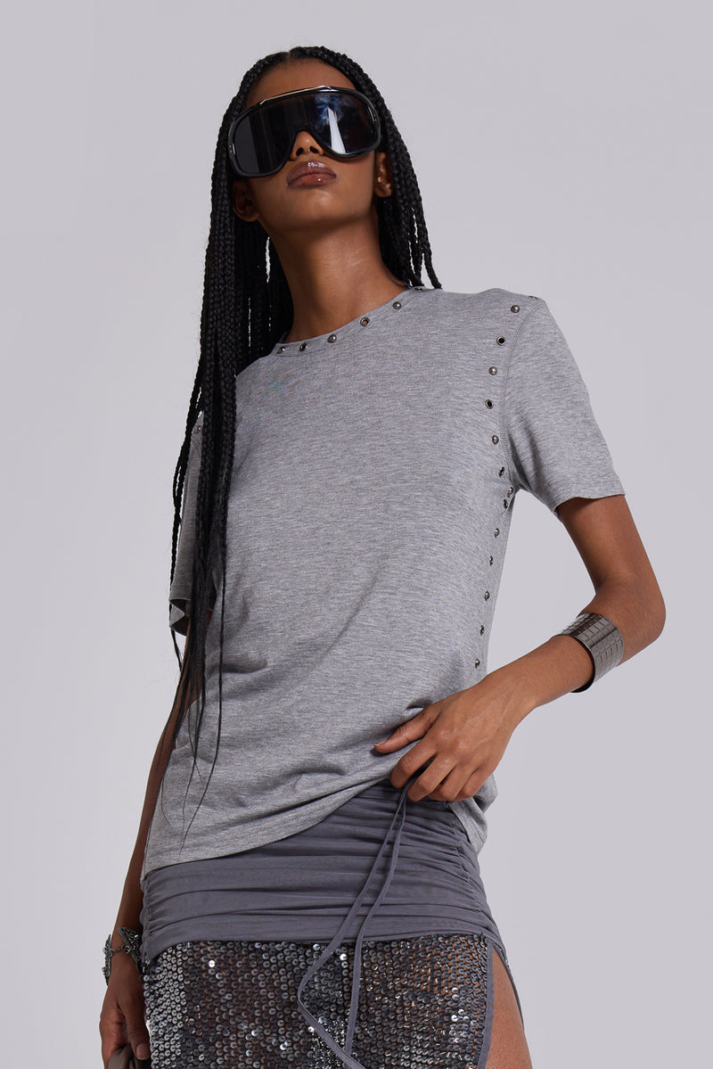 Studded Grey Mist T-Shirt