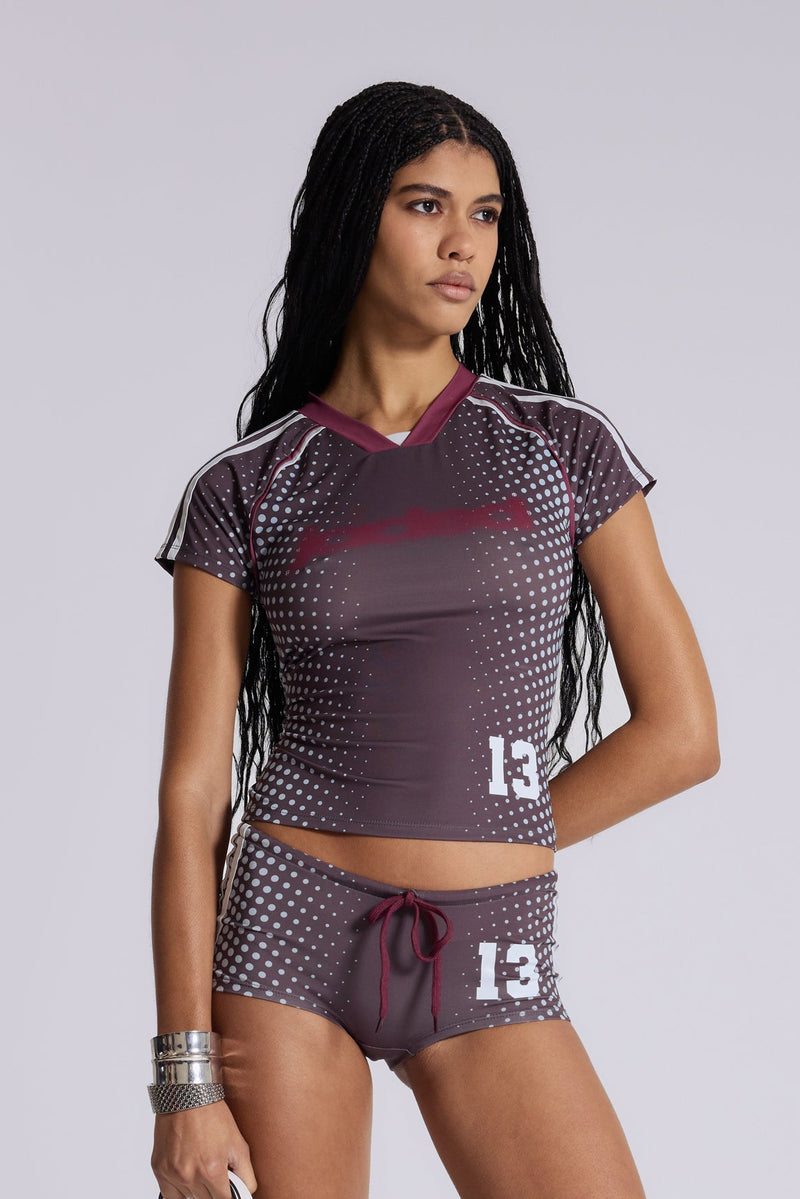 Illusion No.13 Football Baby Tee