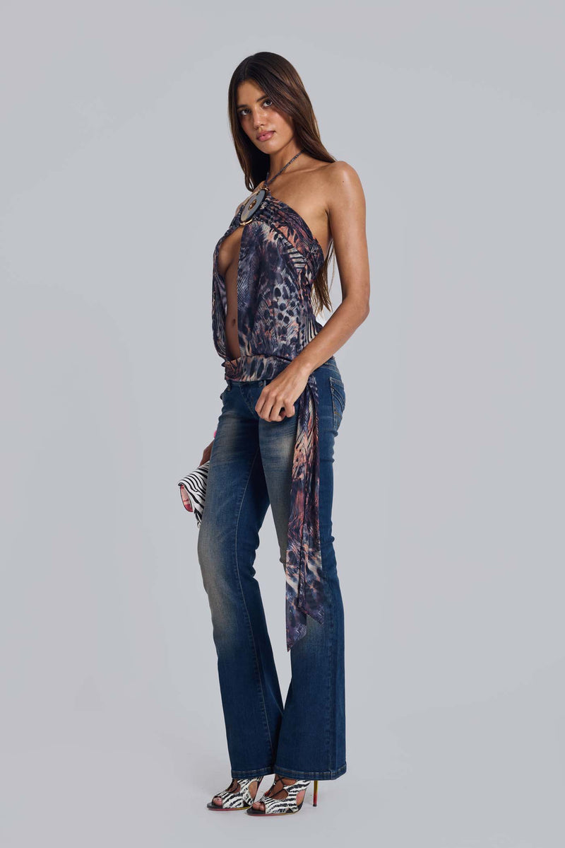 Selah Cut Out Halter Top