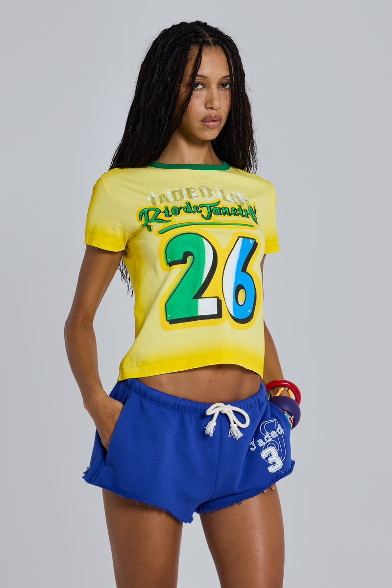 Amerela Airbrush Vintage Baby Tee