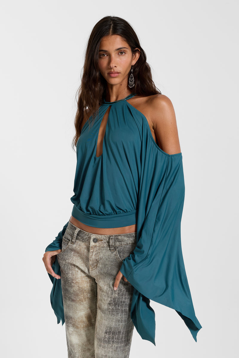 Alula Embellished Backless Top – view 2