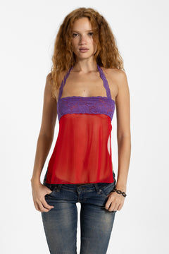 Ulsa Backless Babydoll Top - UK 4 / Black