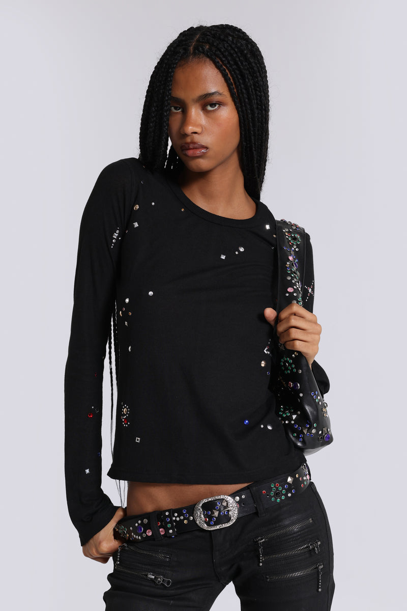 Jexa Jewel Studded Bag