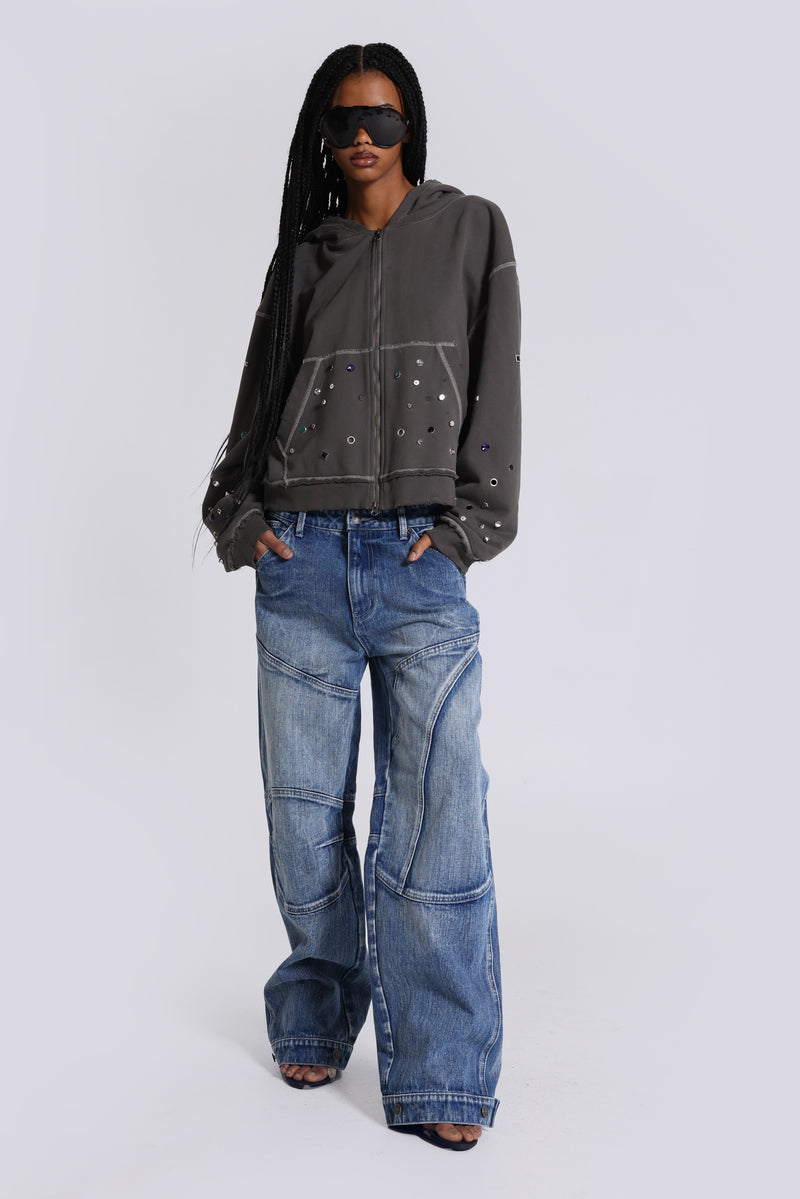 Trixa Jewel Studded Hoodie