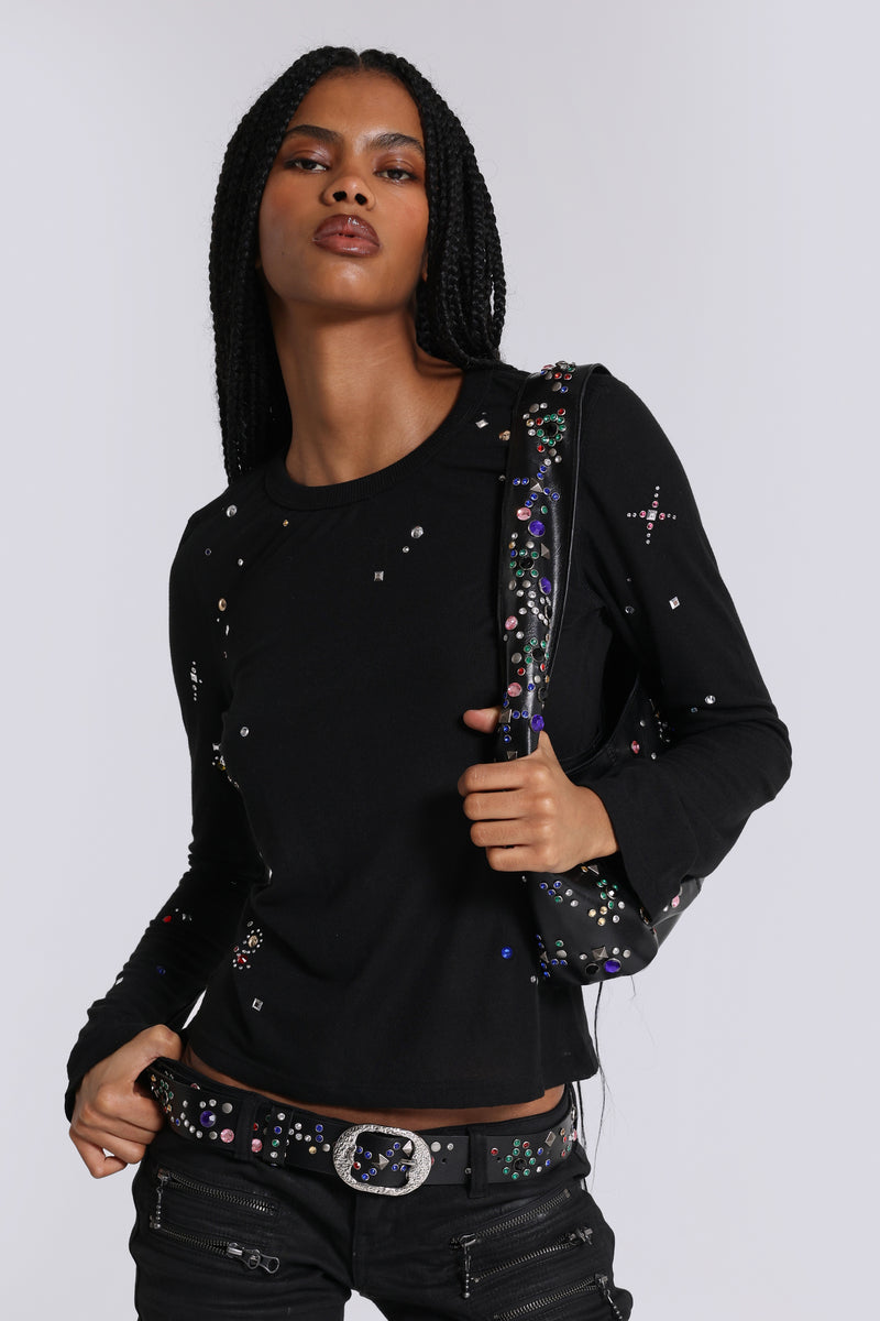 Jexa Jewel Studded Bag