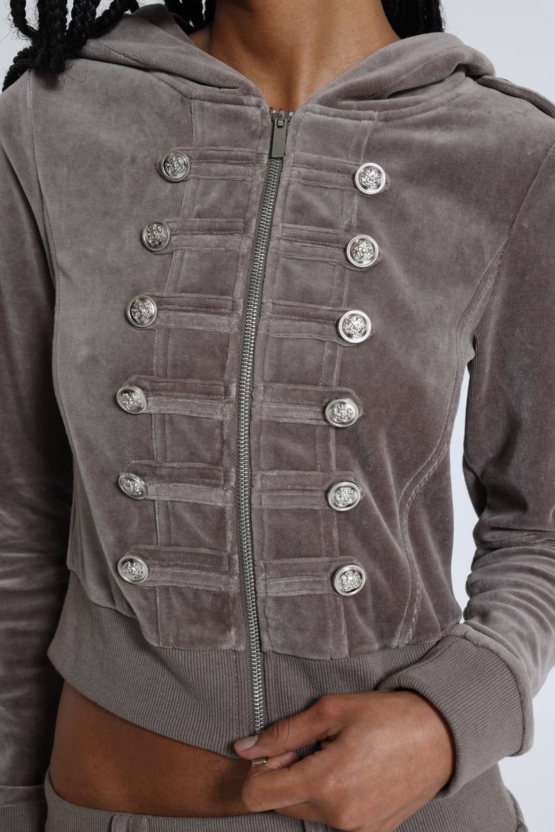 Cavalier Military Velour Hoodie