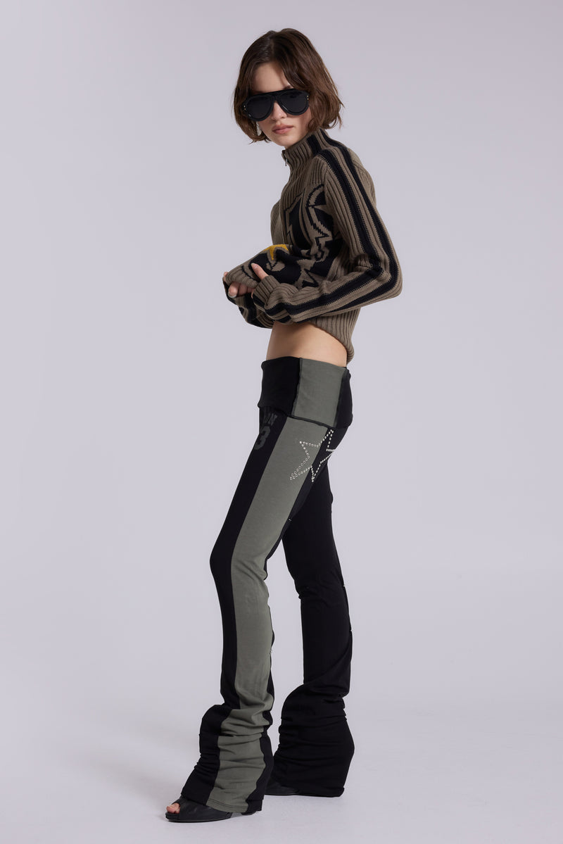 Sprint Foldover Bootcut Trousers