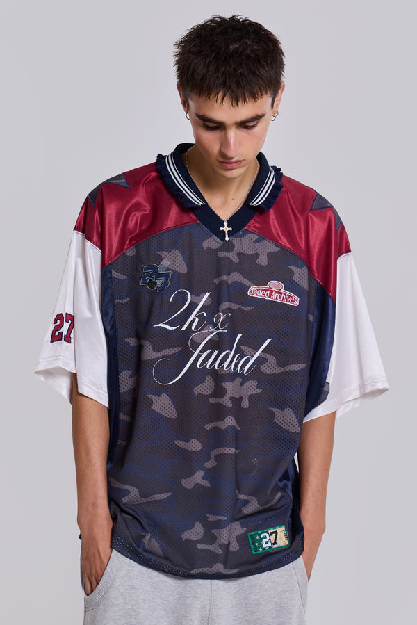 Touchdown Collar Football Shirt