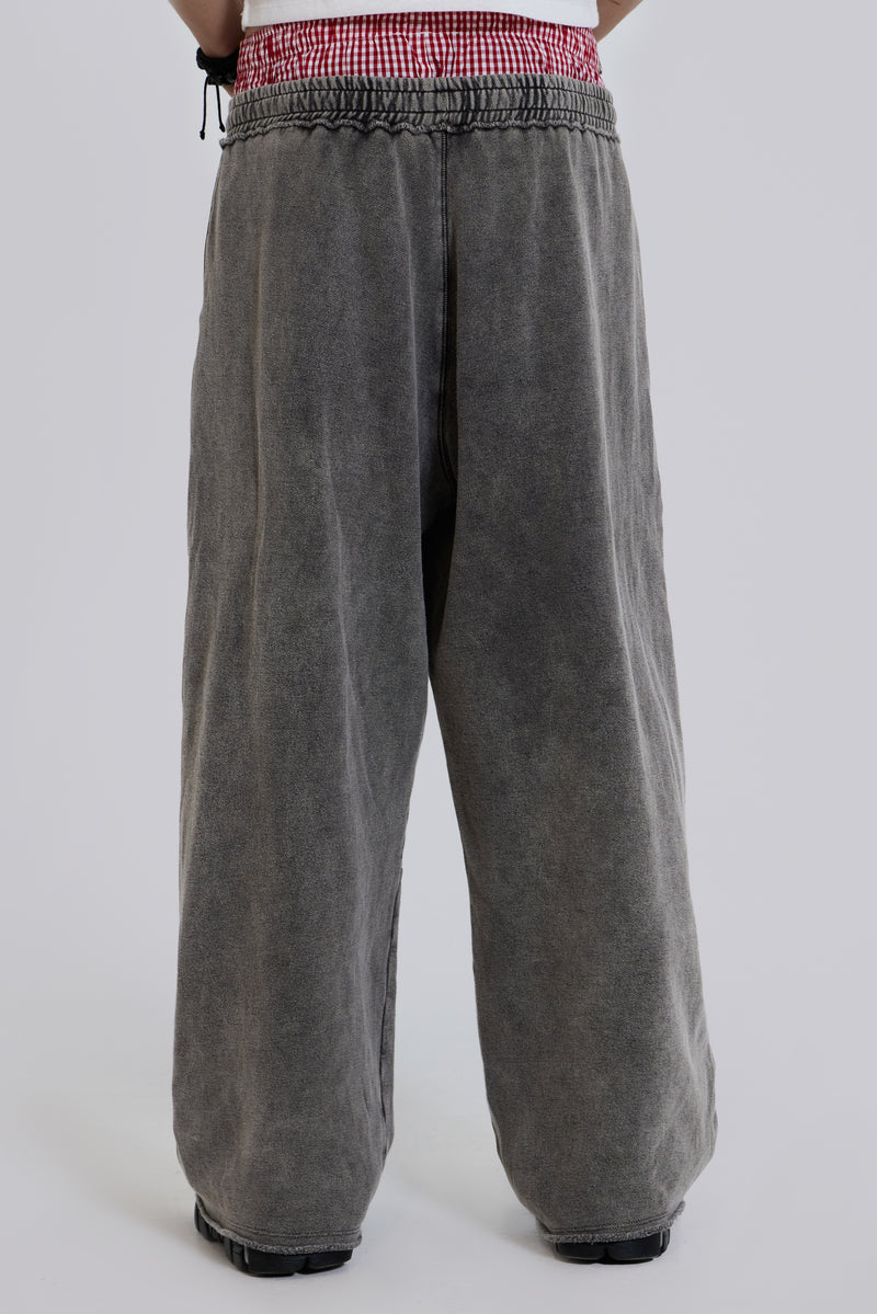 Chrome Wash Baggy Monster Joggers