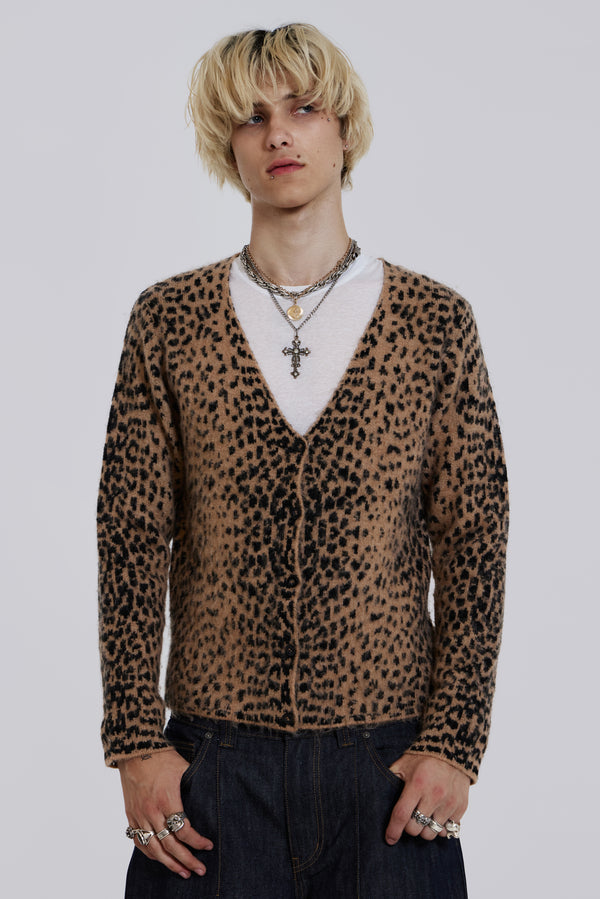 Leopard Chuck Cardigan