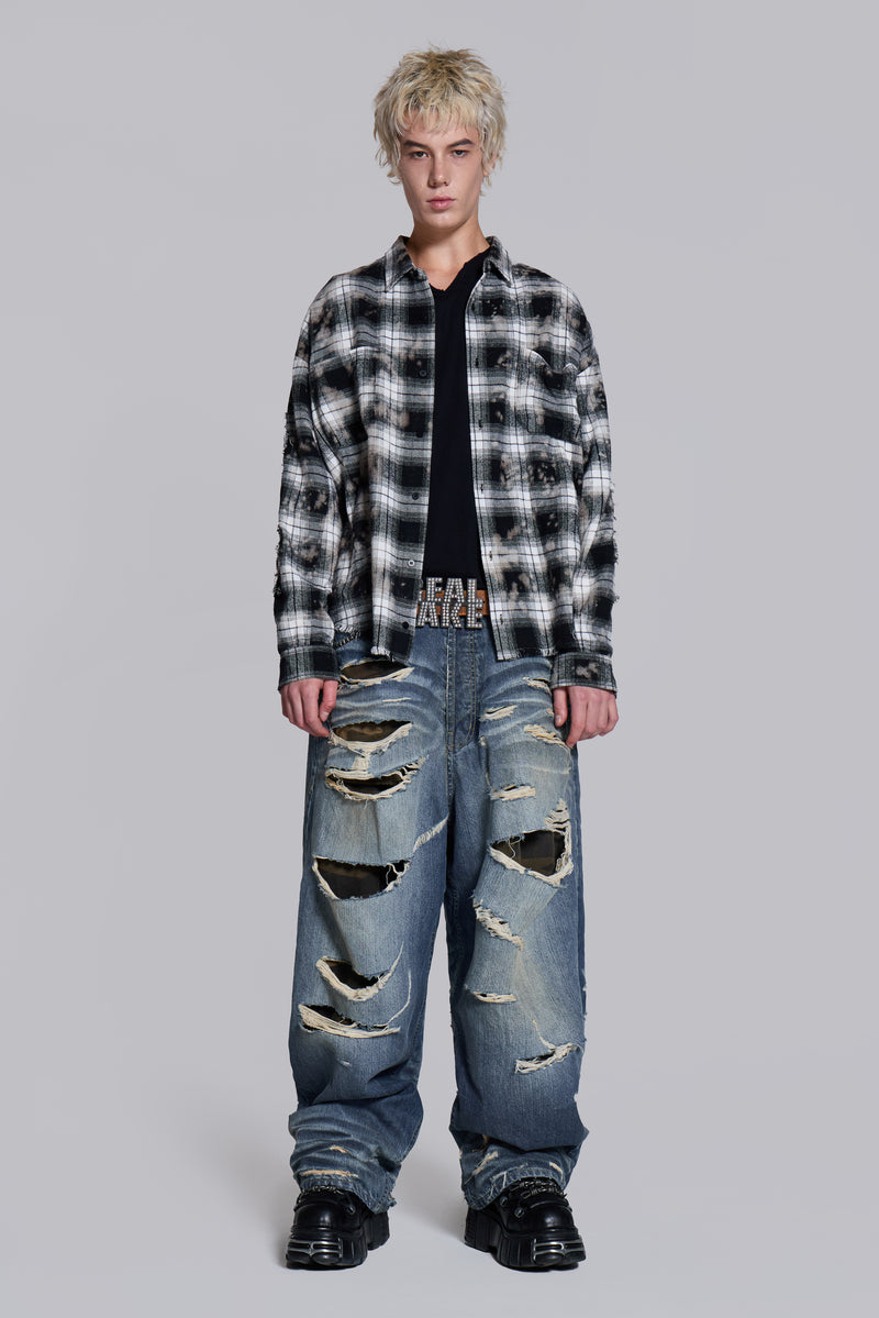 Hidden Camo Ripped XL Colossus Jeans