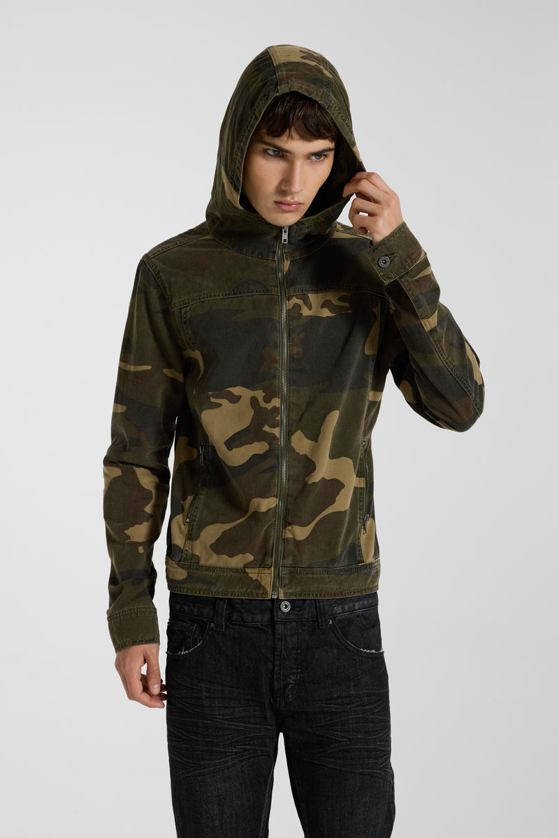 Camo Bedrock Hooded Jacket