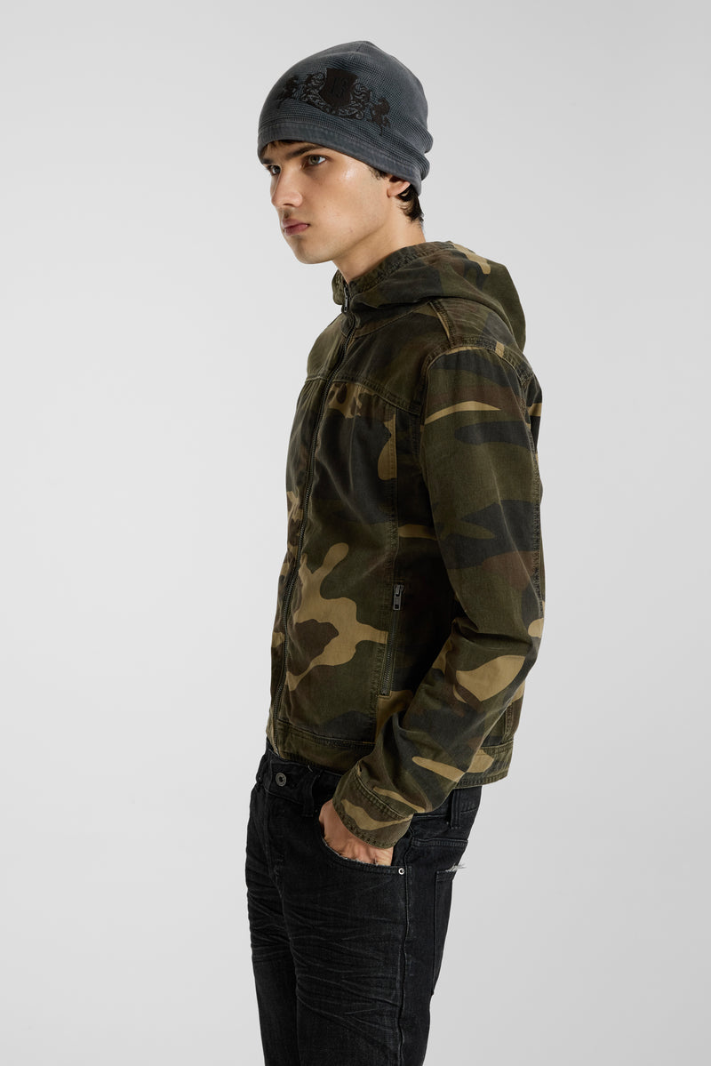 Camo Bedrock Hooded Jacket