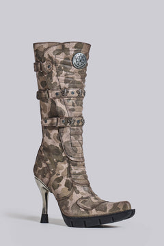 Combat Camo Boots - UK 7 / Camo
