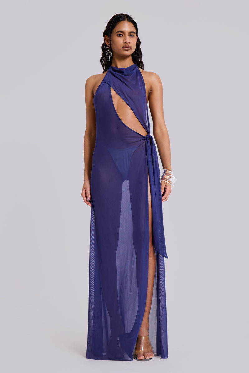 Eclipse Backless Asymmetric Dress
