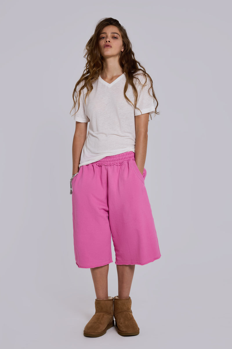 Pink Monster Jogger Shorts