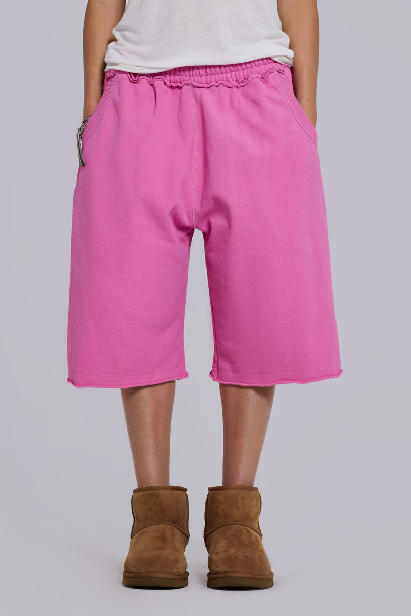 Pink Monster Jogger Shorts