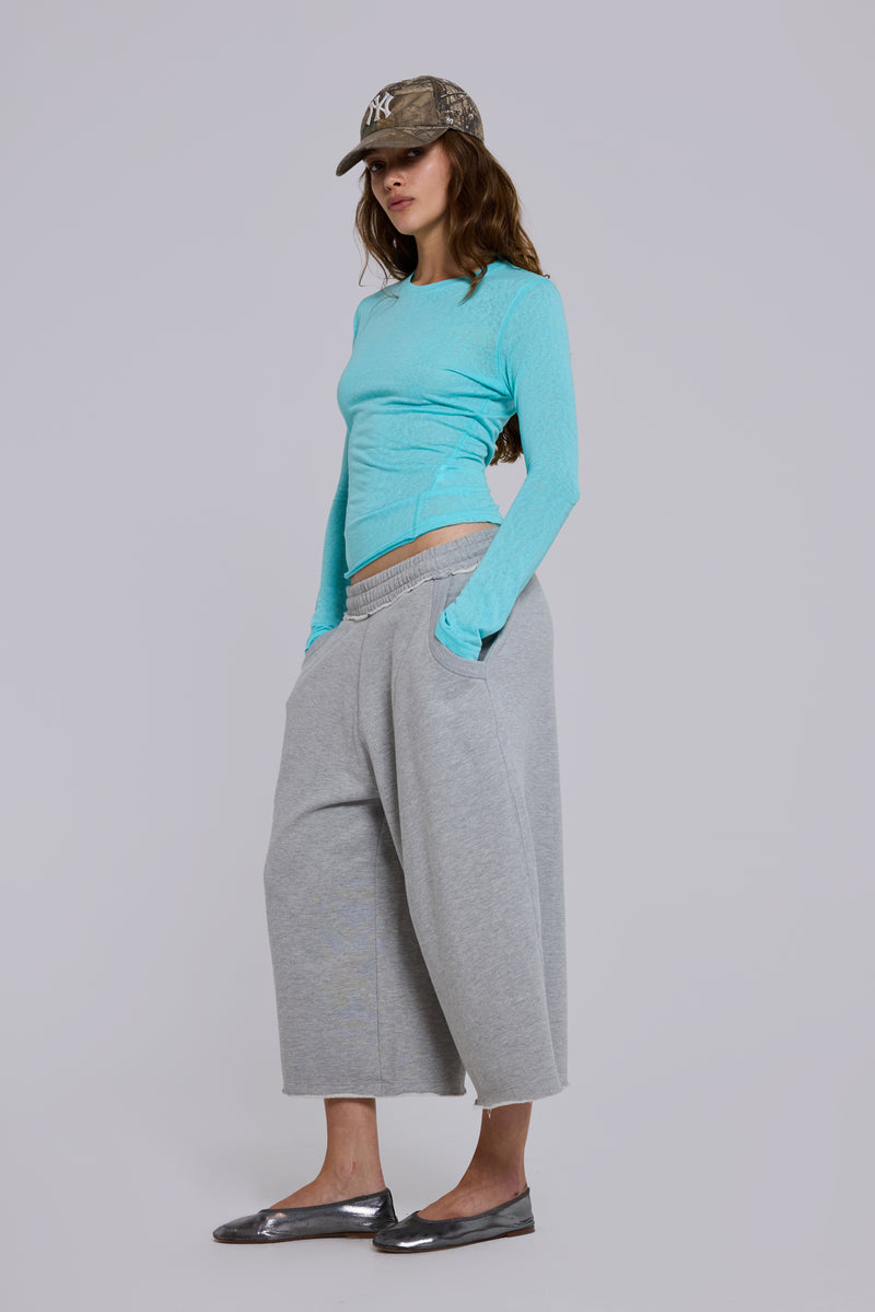Monster 3/4 Grey Marl Shorts