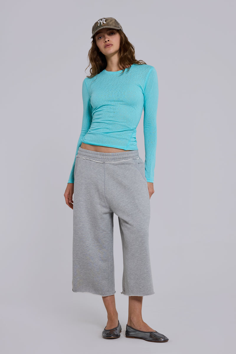 Monster 3/4 Grey Marl Shorts