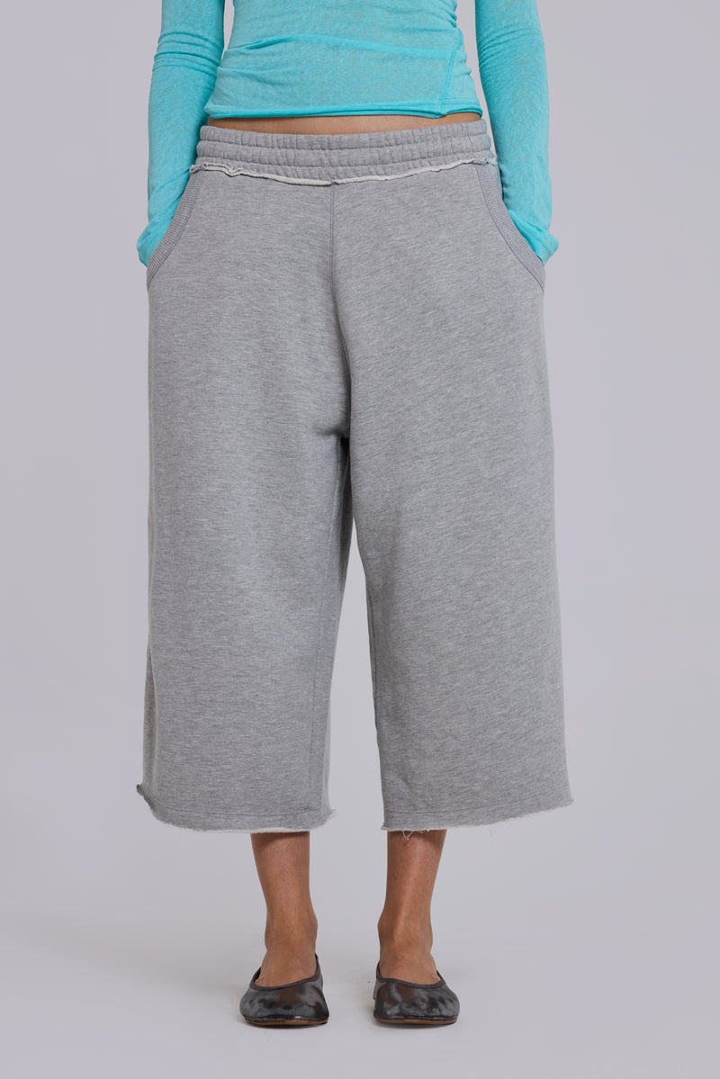 Monster 3/4 Grey Marl Shorts