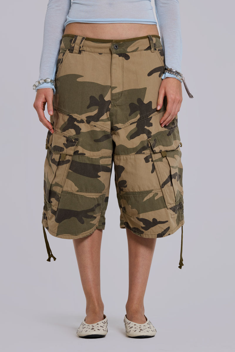 Faded Camo Cadet Shorts