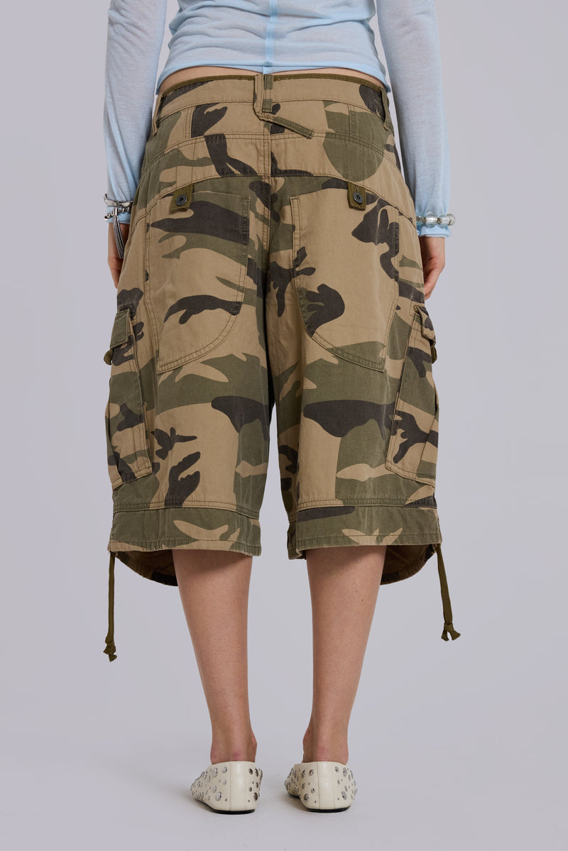 Faded Camo Cadet Shorts