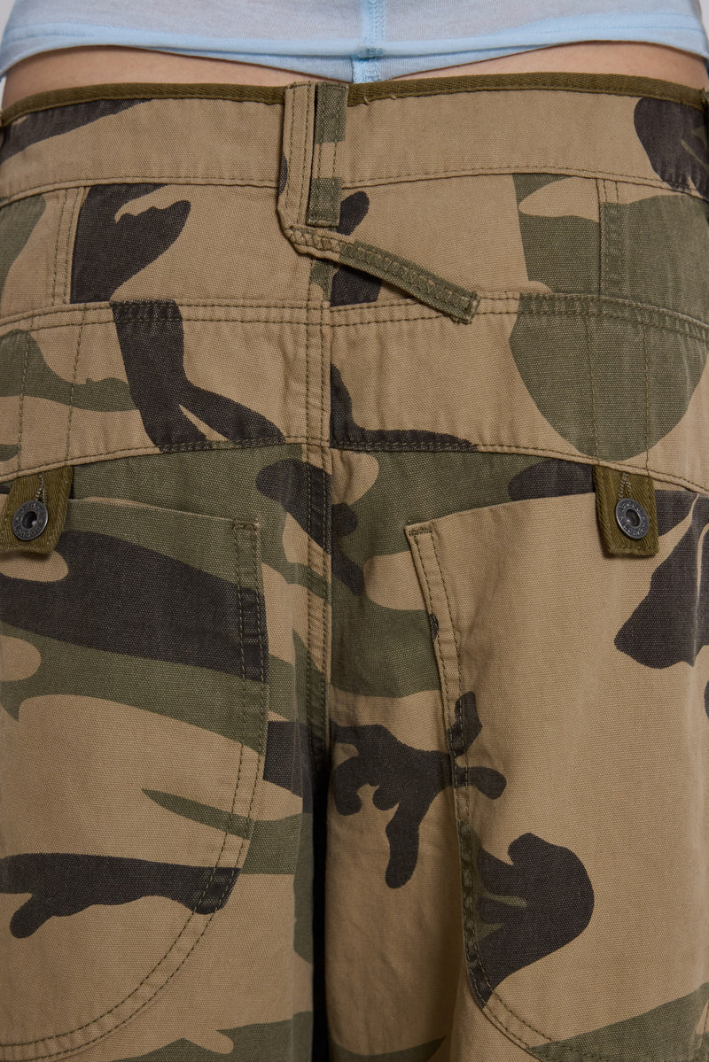 Faded Camo Cadet Shorts