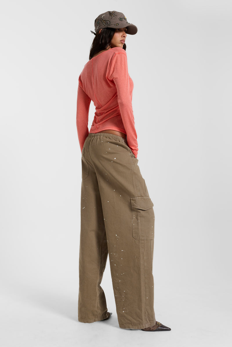 Bailee Low Rise Paint Cargos