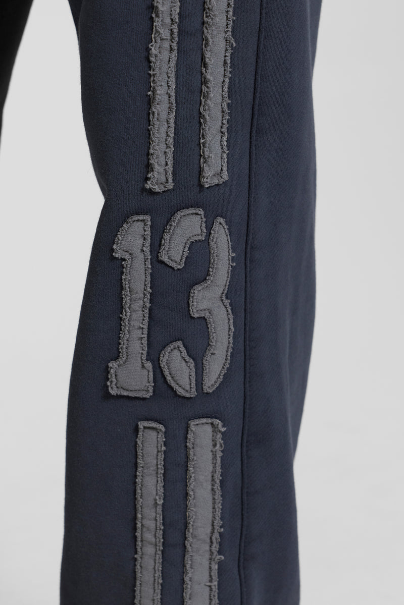13 Stripe Straight Jogger in Charcoal – view 6