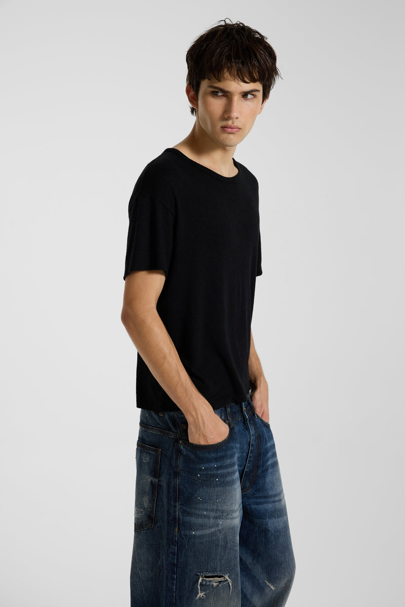 Black Slub T-Shirt – view 13