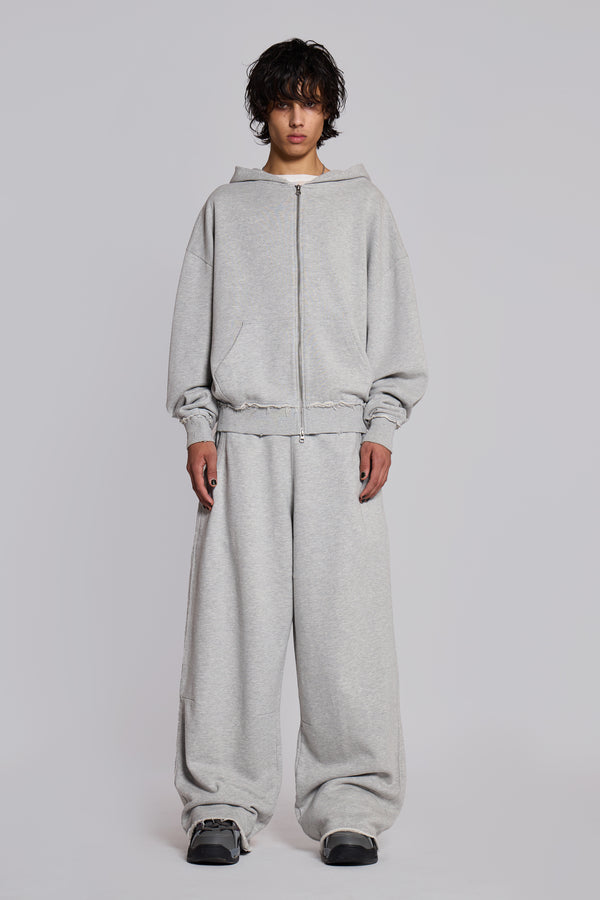 Grey Oversized Monster Hoodie