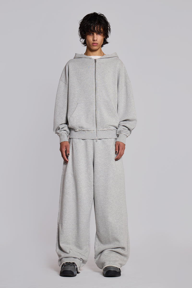 Grey Oversized Monster Hoodie