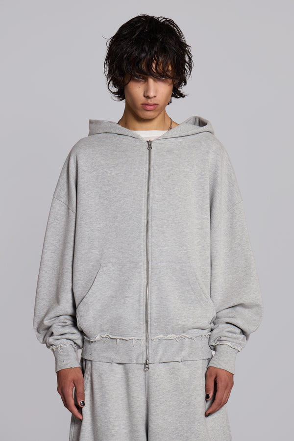 Grey Oversized Monster Hoodie