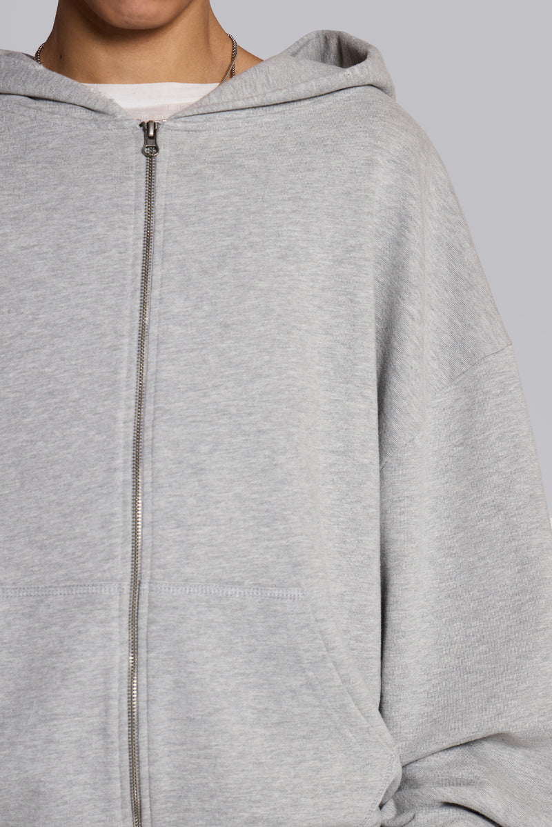Grey Oversized Monster Hoodie