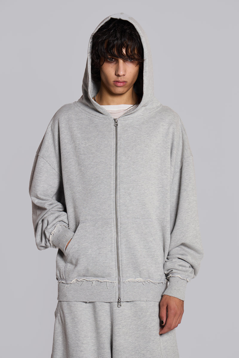 Grey Oversized Monster Hoodie