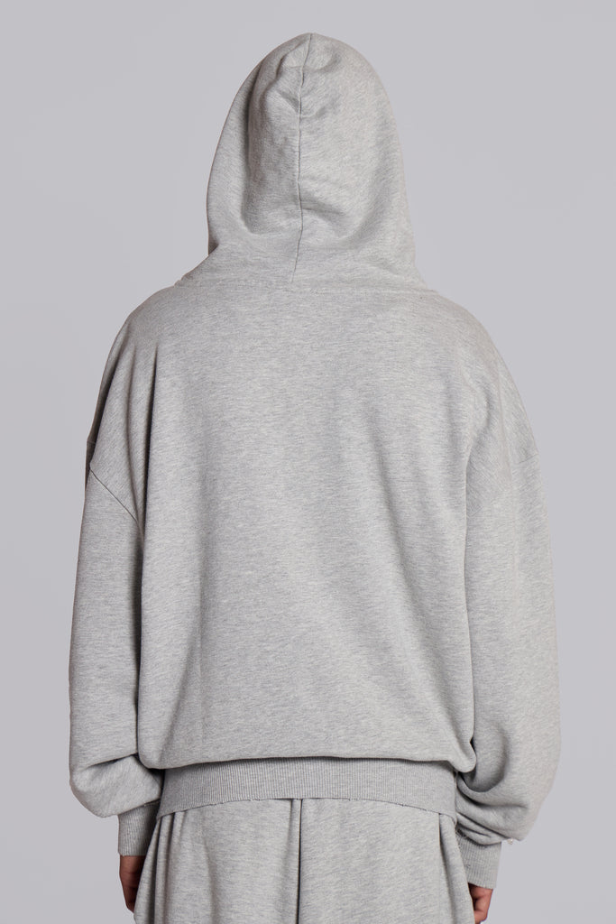 Grey Oversized Monster Hoodie