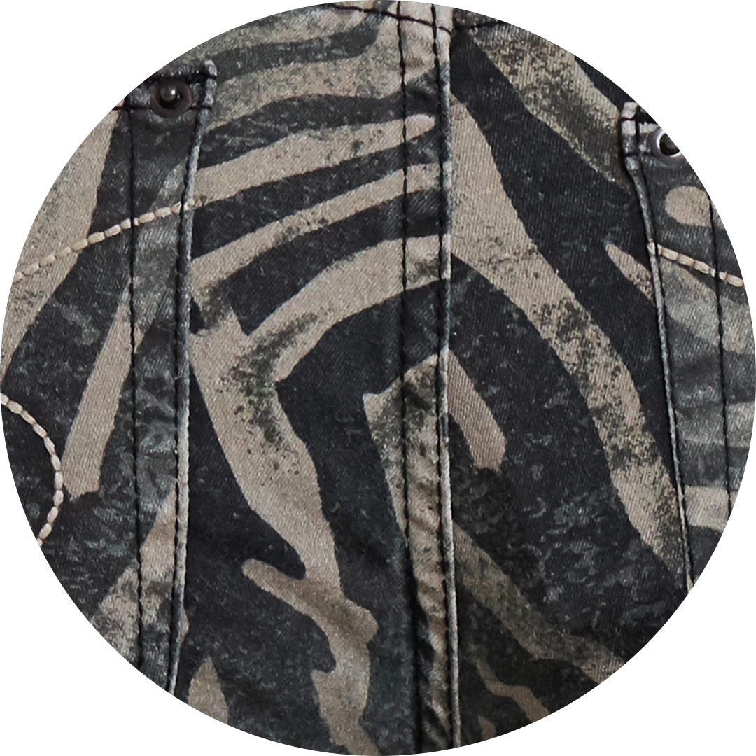 Zebra Zene Backless Top